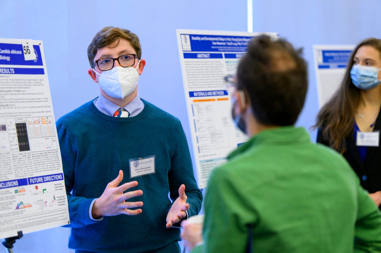 Biology students present at the 2022 Undergraduate Research
