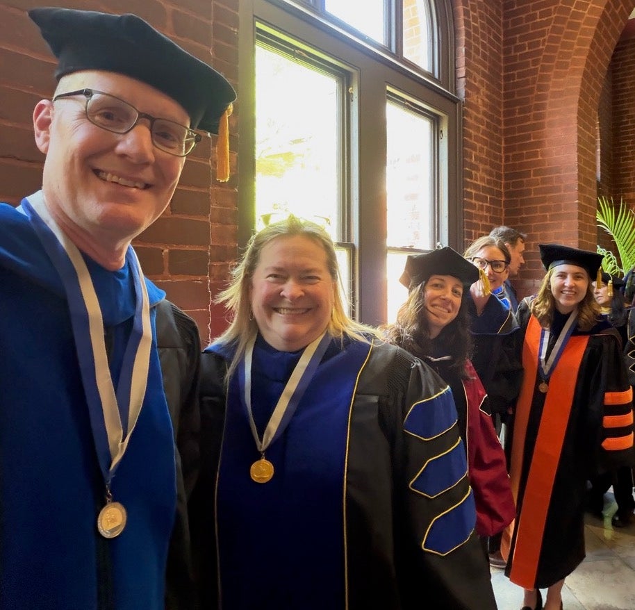 Biology Faculty line up at Tropia